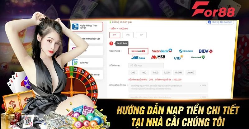 Hướng dẫn nạp tiền chi tiết tại nhà cái chúng tôi